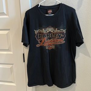 VGUC Harley Davidson Motorcycles Abilene, Texas Tee T-Shirt Short Sleeve Top